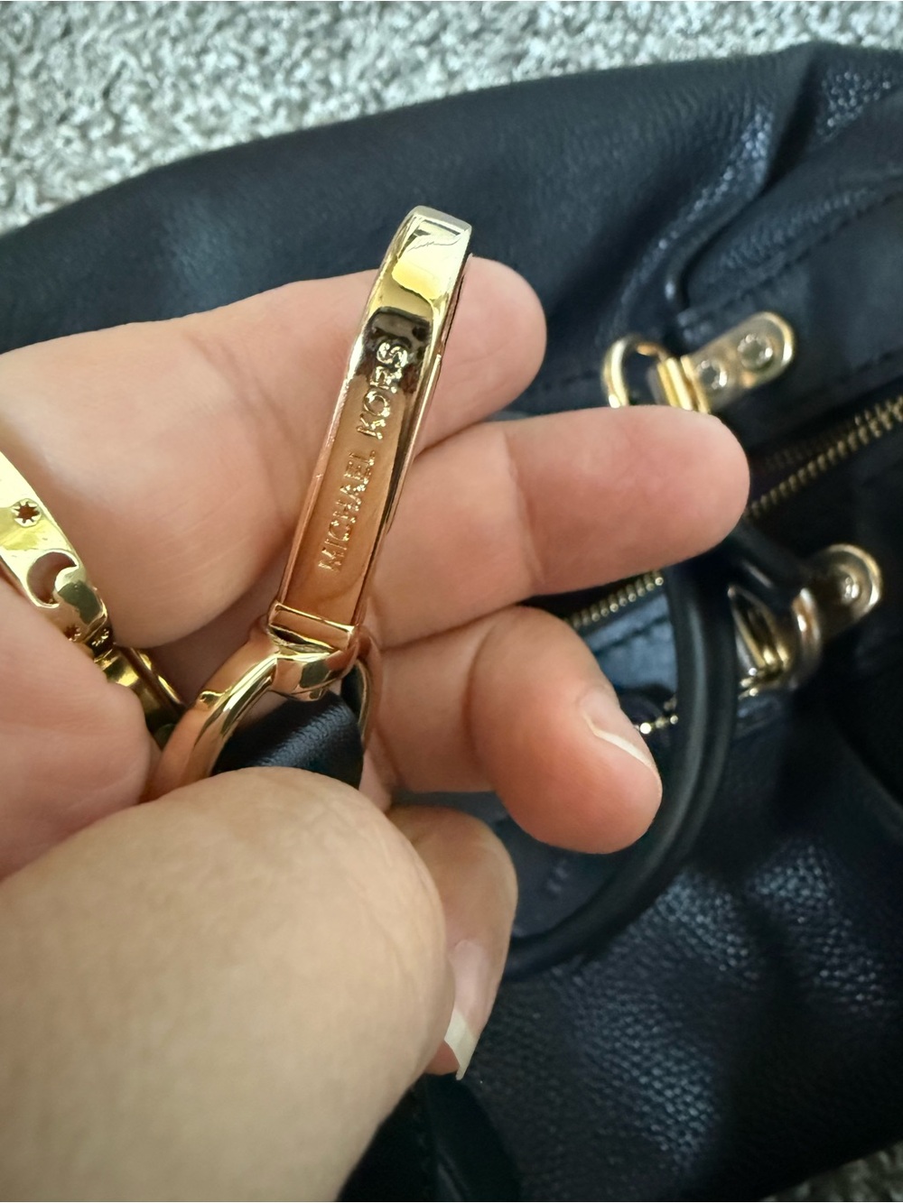Coach Lane Satchel Black Pebbled Leather Satchel with Gold Hardware - Picture 9 of 11